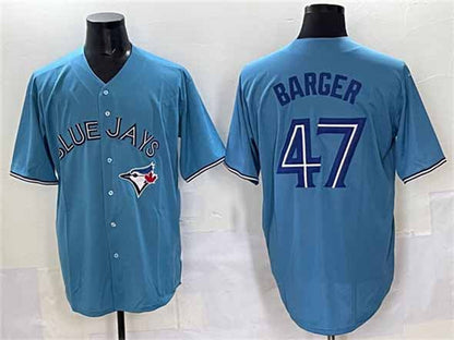 Toronto Blue Jays #47 Addison Barger Blue Cool Base Stitched Baseball Jersey