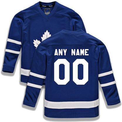 Custom T.Maple Leafs Fanatics Branded Home Replica  Blue Stitched American Hockey Jerseys CustomName