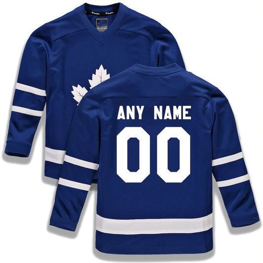 Custom T.Maple Leafs Fanatics Branded Home Replica  Blue Stitched American Hockey Jerseys CustomName