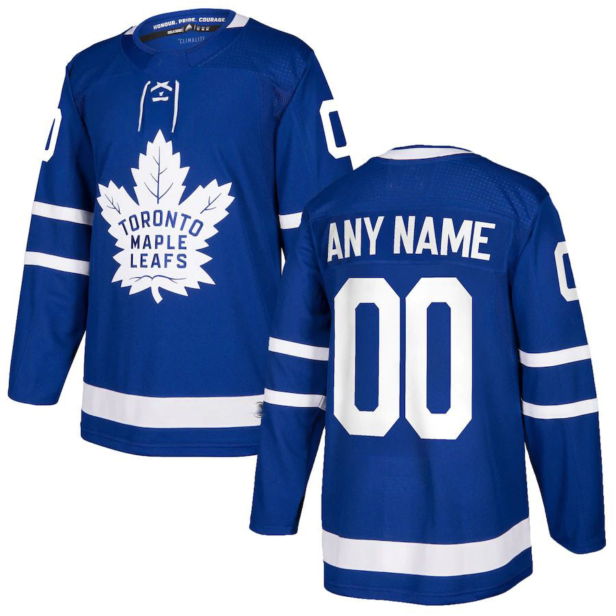 Custom T.Maple Leafs Authentic Jersey  Blue Stitched American Hockey Jerseys CustomName