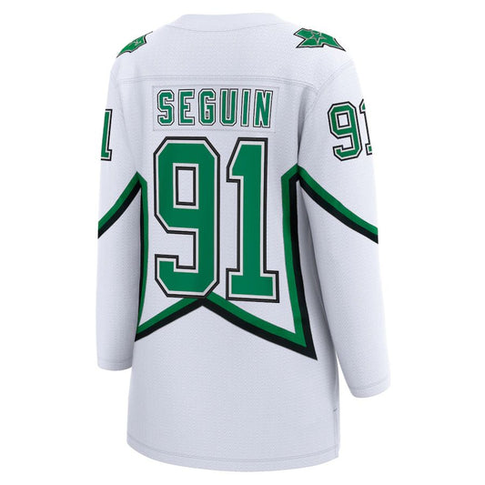D.Stars #91 Tyler Seguin Fanatics Branded 2020-21 Special Edition Breakaway Player Jersey White Stitched American Hockey Jerseys CustomName