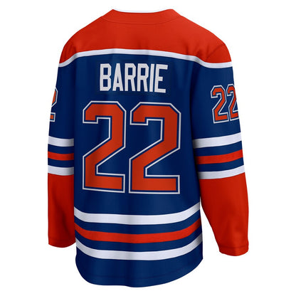 E.Oilers #22 Tyson Barrie Fanatics Branded Home Breakaway Player Jersey Royal Stitched American Hockey Jerseys CustomName