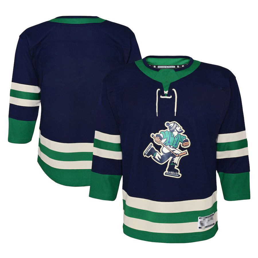 V.Canucks Special Edition 2.0 Premier Blank Jersey Navy Stitched American Hockey Jerseys CustomName