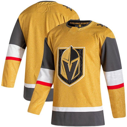 V.Golden Knights 2020-21 Home Authentic Jersey Gold Stitched American Hockey Jerseys CustomName