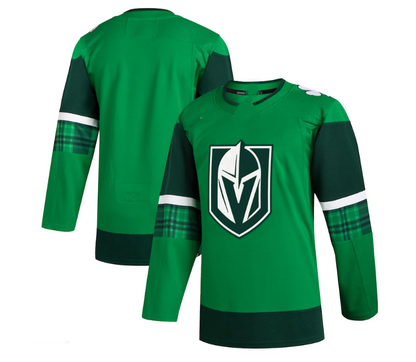 V.Golden Knights 2023 St. Patrick's Day Primegreen Authentic Jersey - Kelly Green Stitched American Hockey Jerseys CustomName