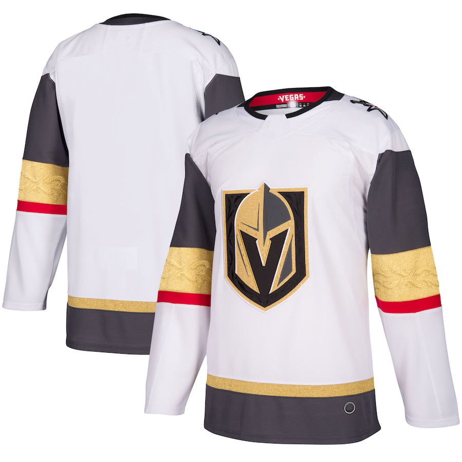 V.Golden Knights Away Authentic Blank Jersey White Stitched American Hockey Jerseys CustomName