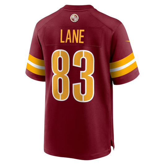 W.Commanders #83 Jaylin Lane Burgundy Team Game Stitched American Football Jerseys CustomName