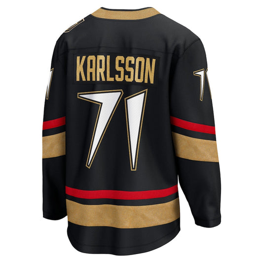 V.Golden Knights #71 William Karlsson Fanatics Branded Special Edition 2.0 Breakaway Player Jersey Black Hockey Jerseys CustomName