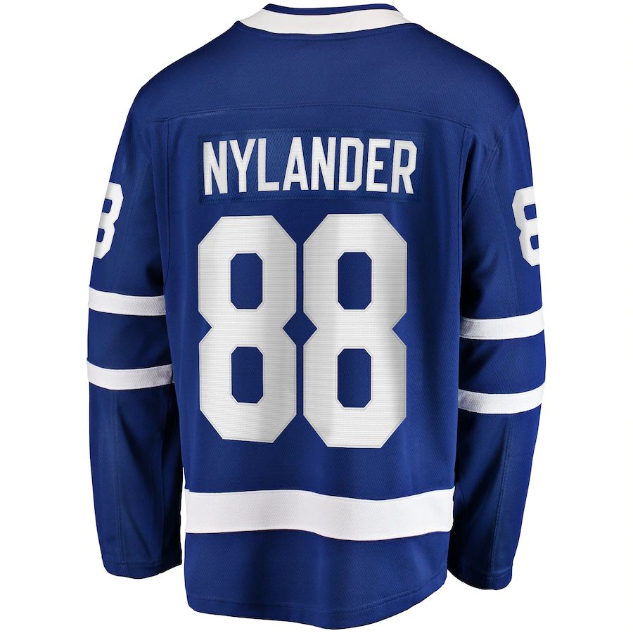 T.Maple Leafs #88 William Nylander Fanatics Branded Home Breakaway Player Jersey Blue Stitched American Hockey Jerseys CustomName