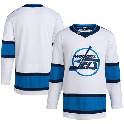 W.Jets Reverse Retro 2.0 Authentic Blank Jersey White Stitched American Hockey Jerseys CustomName