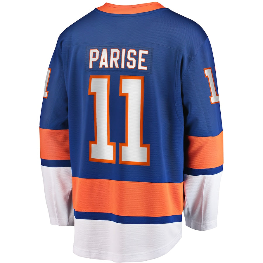 NY.Islanders #11 Zach Parise Fanatics Branded Home Breakaway Player Jersey Royal Stitched American Hockey Jerseys CustomName