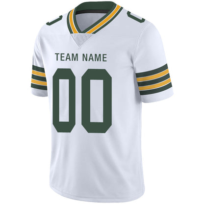 Custom GB.Packers Stitched American Football Jerseys Personalize Birthday Gifts White Jersey