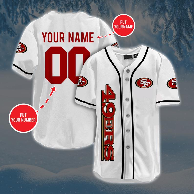 Personalized Football SF.49ers Baseball Jersey, Hot Summer Fashion, Baseball Jersey New Shirt For The Fans