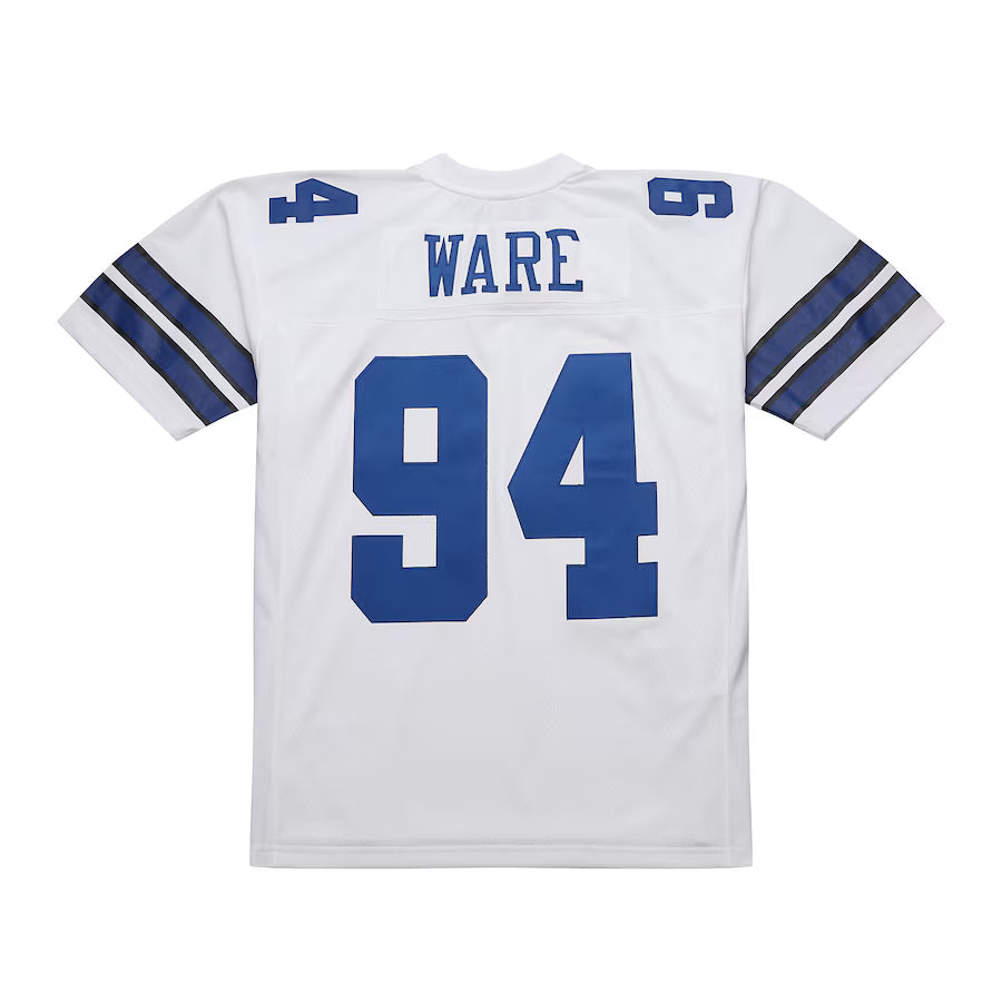D.Cowboys #94 DeMarcus Ware Mitchell & Ness White 2005 Legacy Replica Jersey
