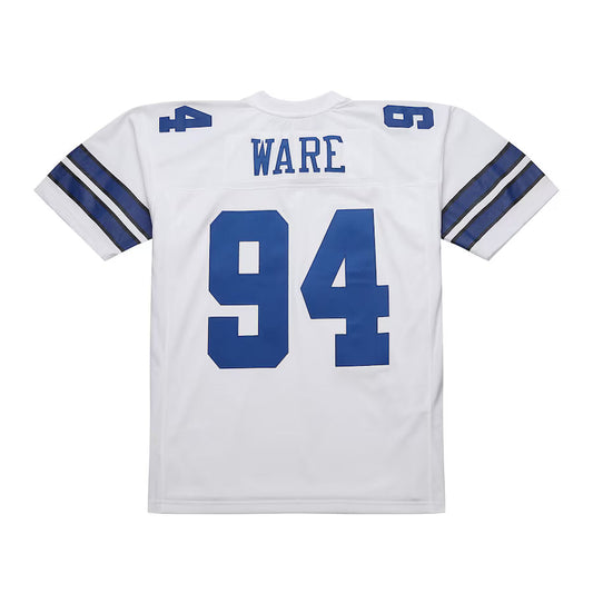 D.Cowboys #94 DeMarcus Ware Mitchell & Ness White 2005 Legacy Replica Jersey
