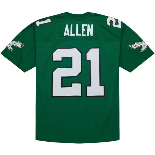 P.Eagles #21 Eric Allen Mitchell & Ness Kelly Green Legacy Replica Jersey