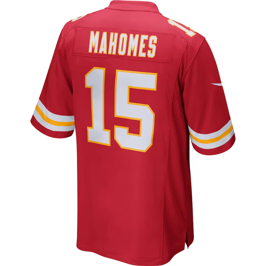 KC.Chiefs #15 Patrick Mahomes Red Game Jersey Stitched American Football Jerseys