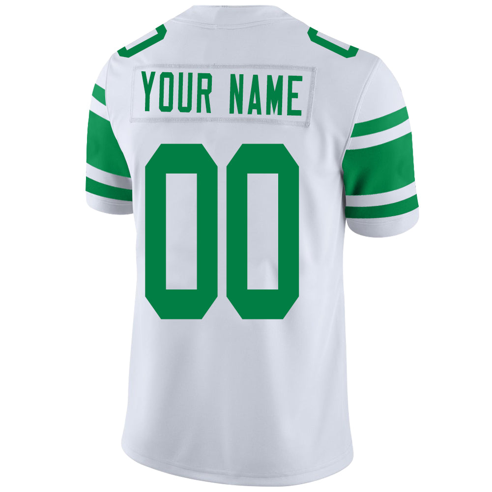 Custom NY.Jets Stitched American Football Jerseys Personalize Birthday Gifts White Jersey